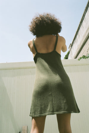 Elodie Knit Dress Olive