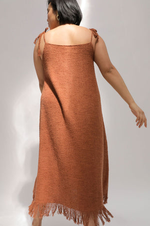 Aphrodite Dress Terracotta