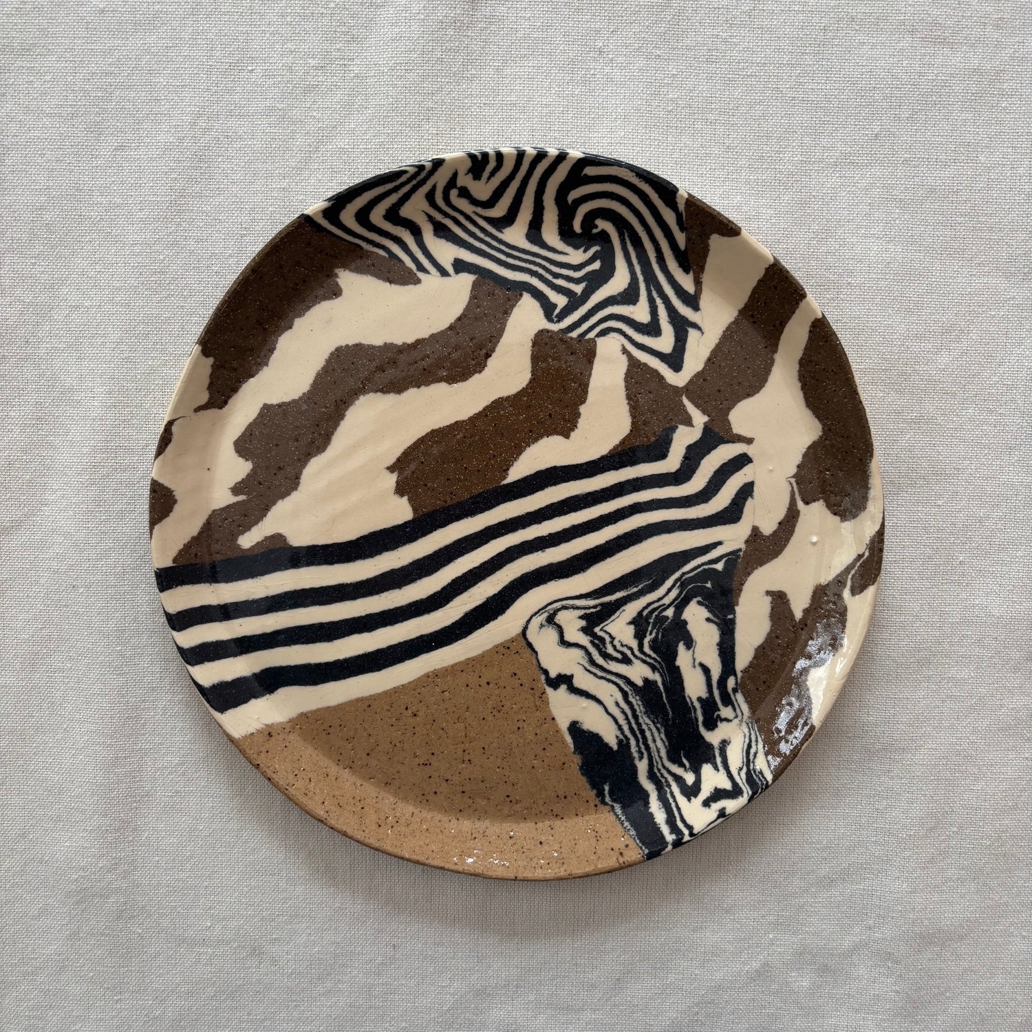 Nerikomi Plate Moiré grid image