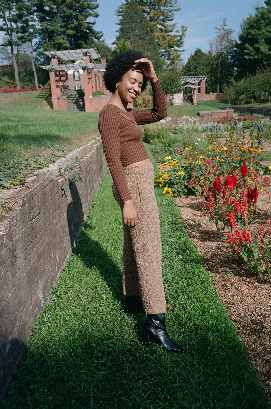 Textured Trouser Cafe