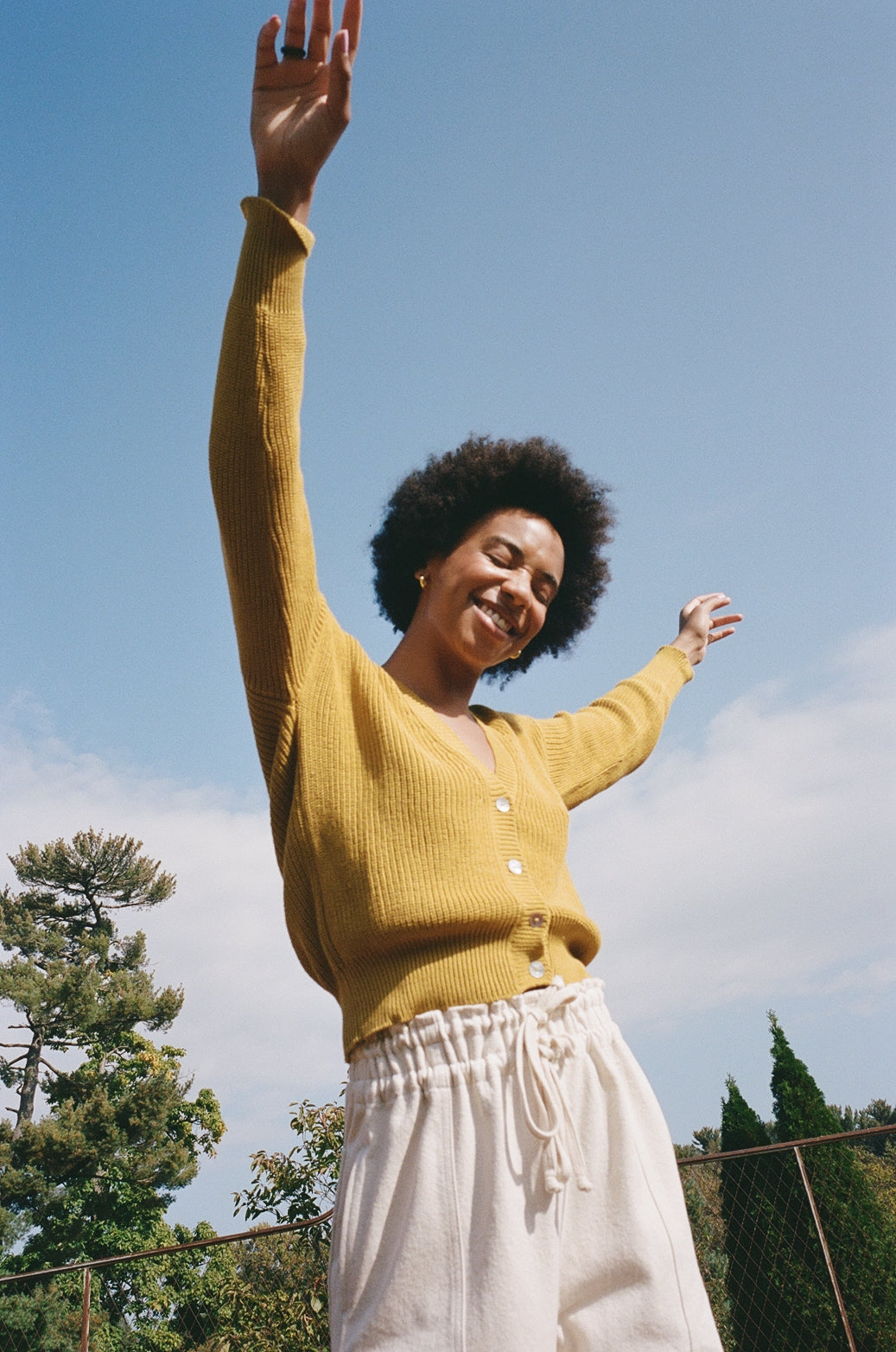 Everyday Cardigan Saffron