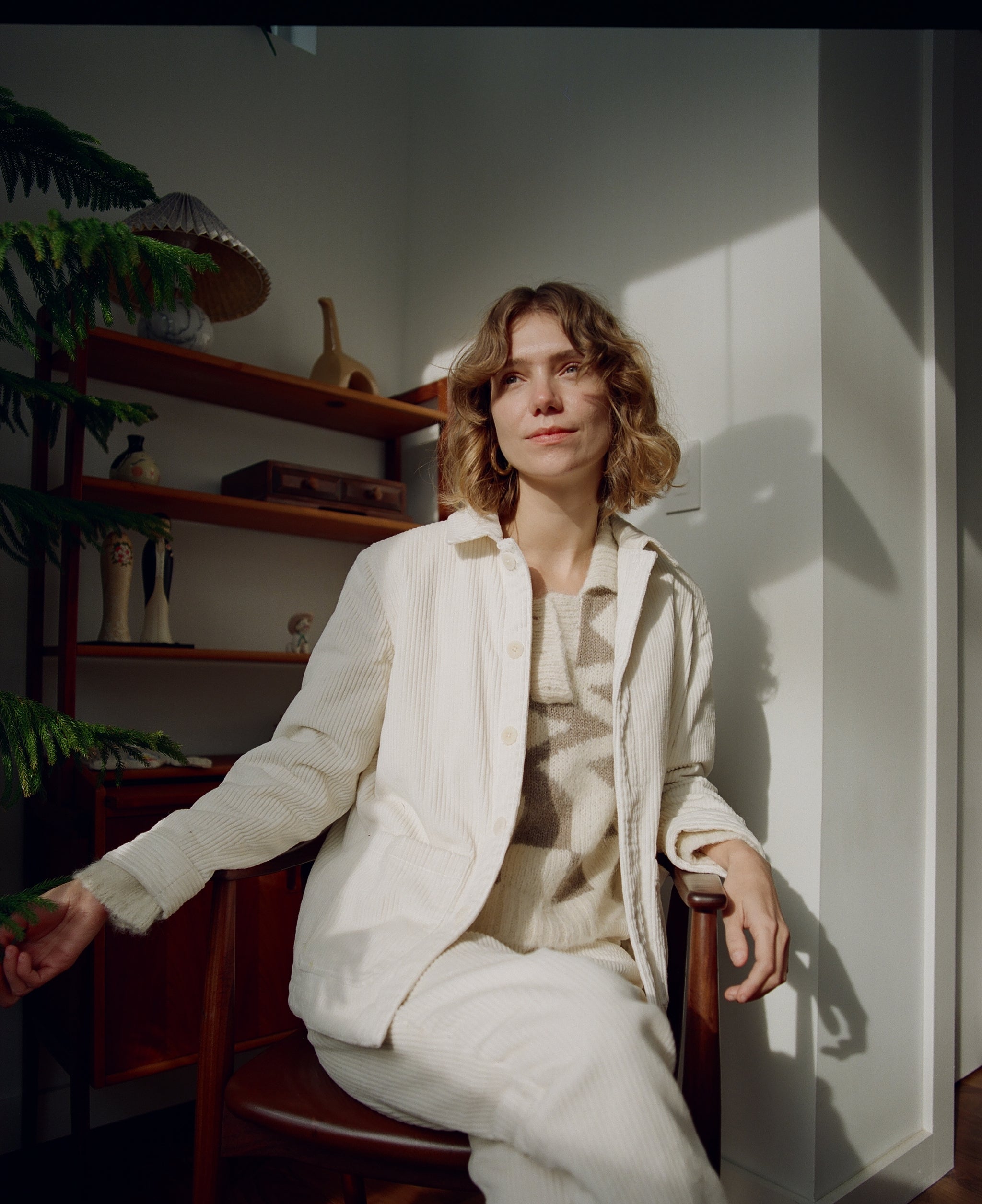 Briggs Work Jacket Off White KORDAL STUDIO - Main Image