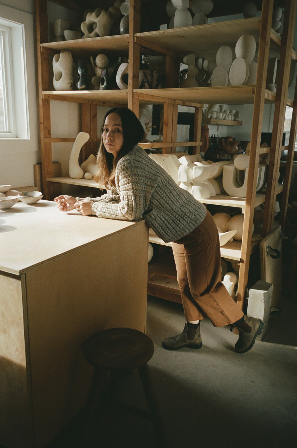 Reese Cardigan Light Grey