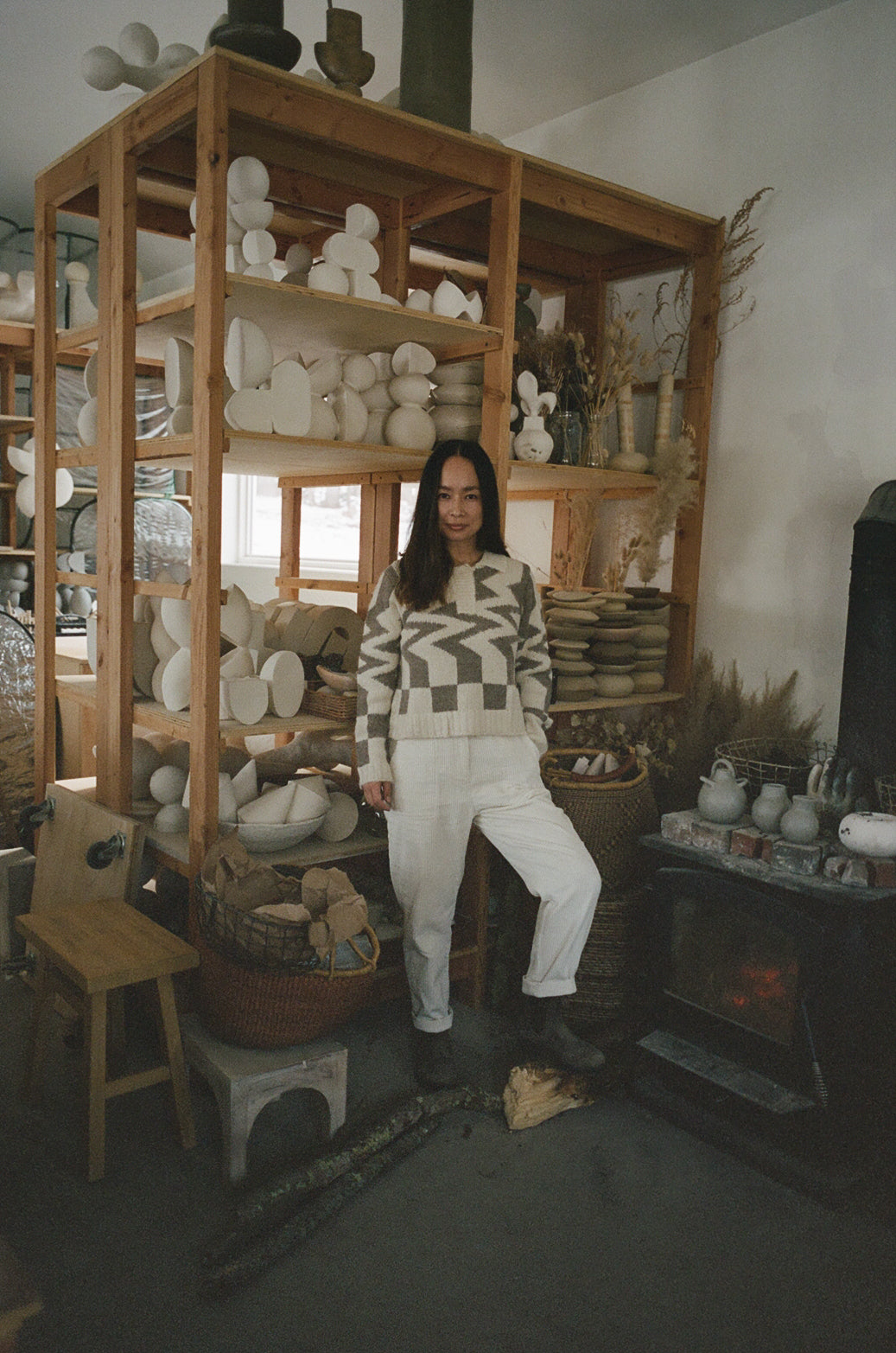 Elliot Jogger Off White Corduroy