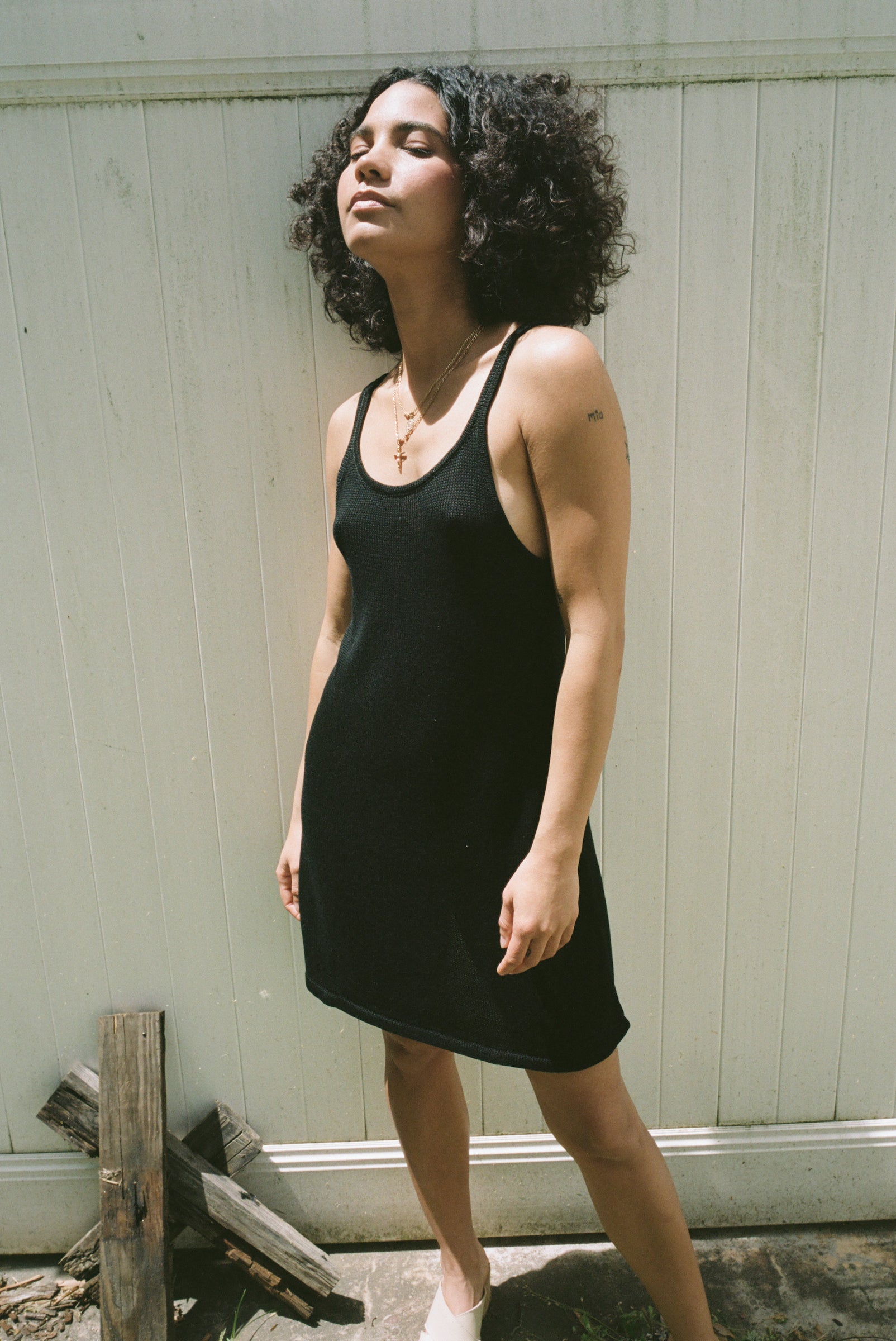 Elodie Knit Dress Noir