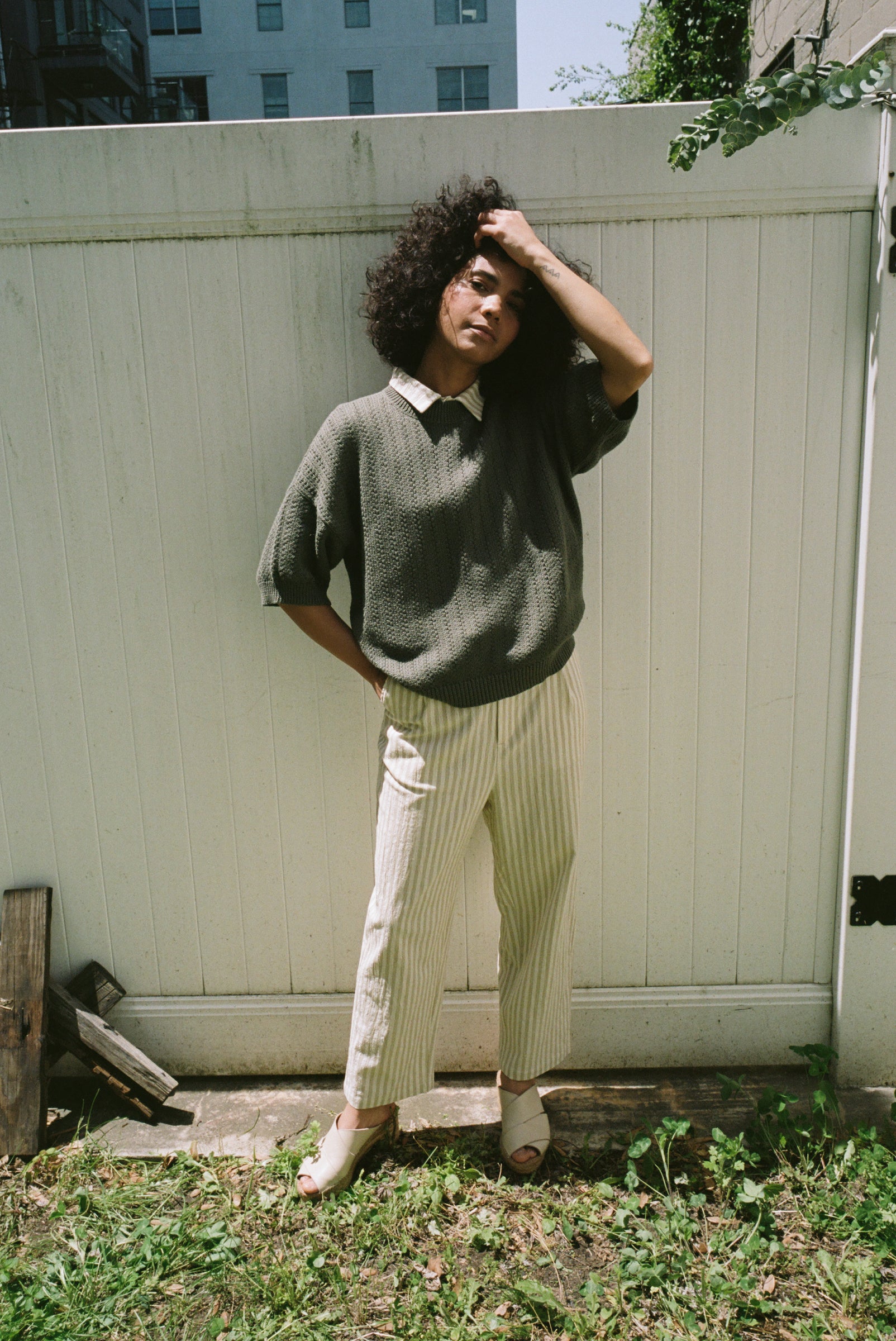 Mizan Lounge Tee Olive