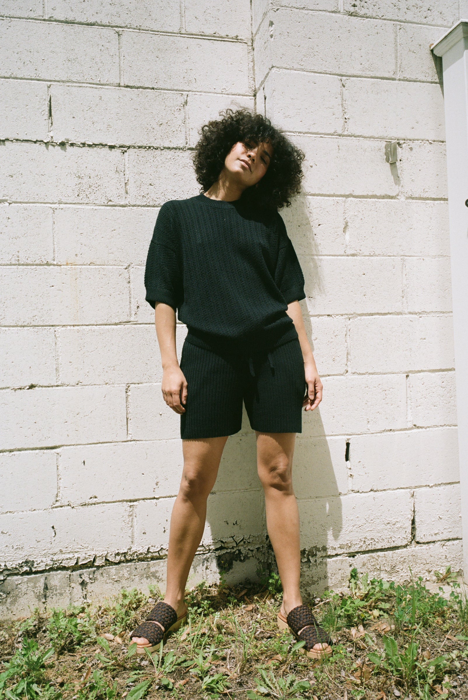 Frances Lounge Short Noir