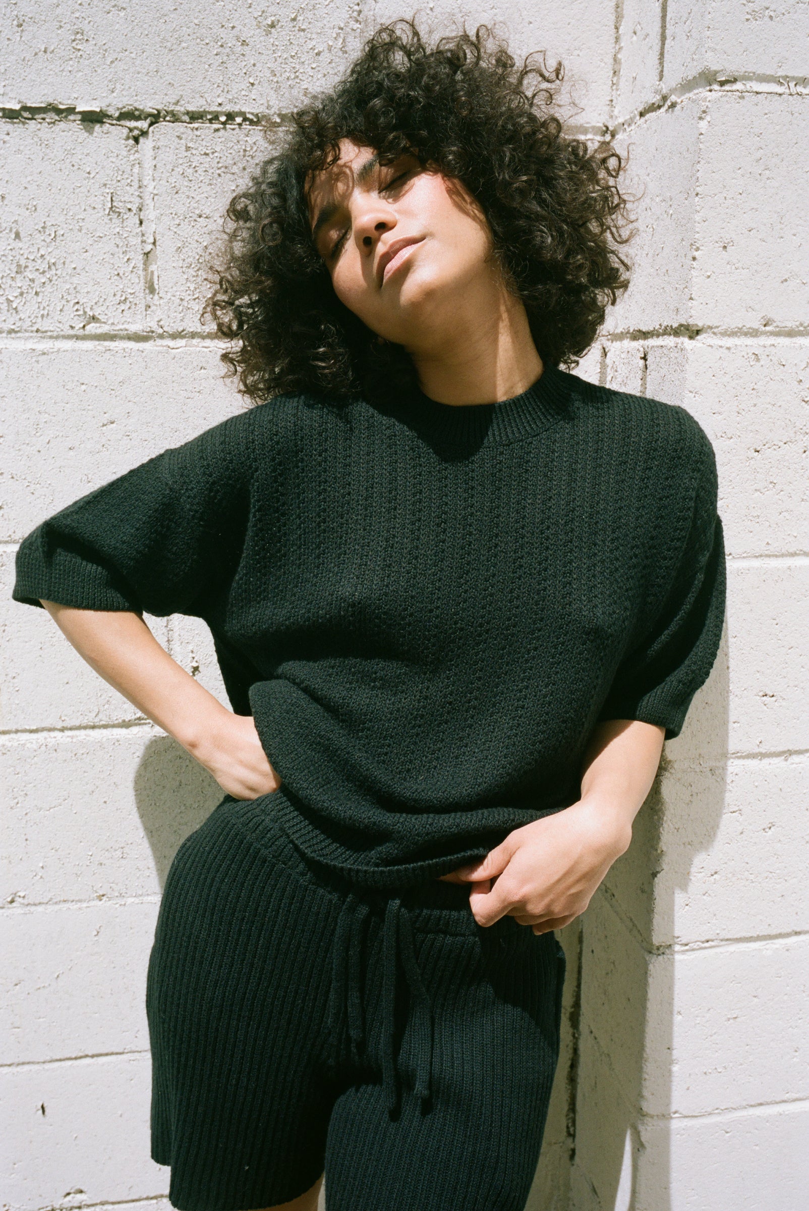 Frances Lounge Short Noir