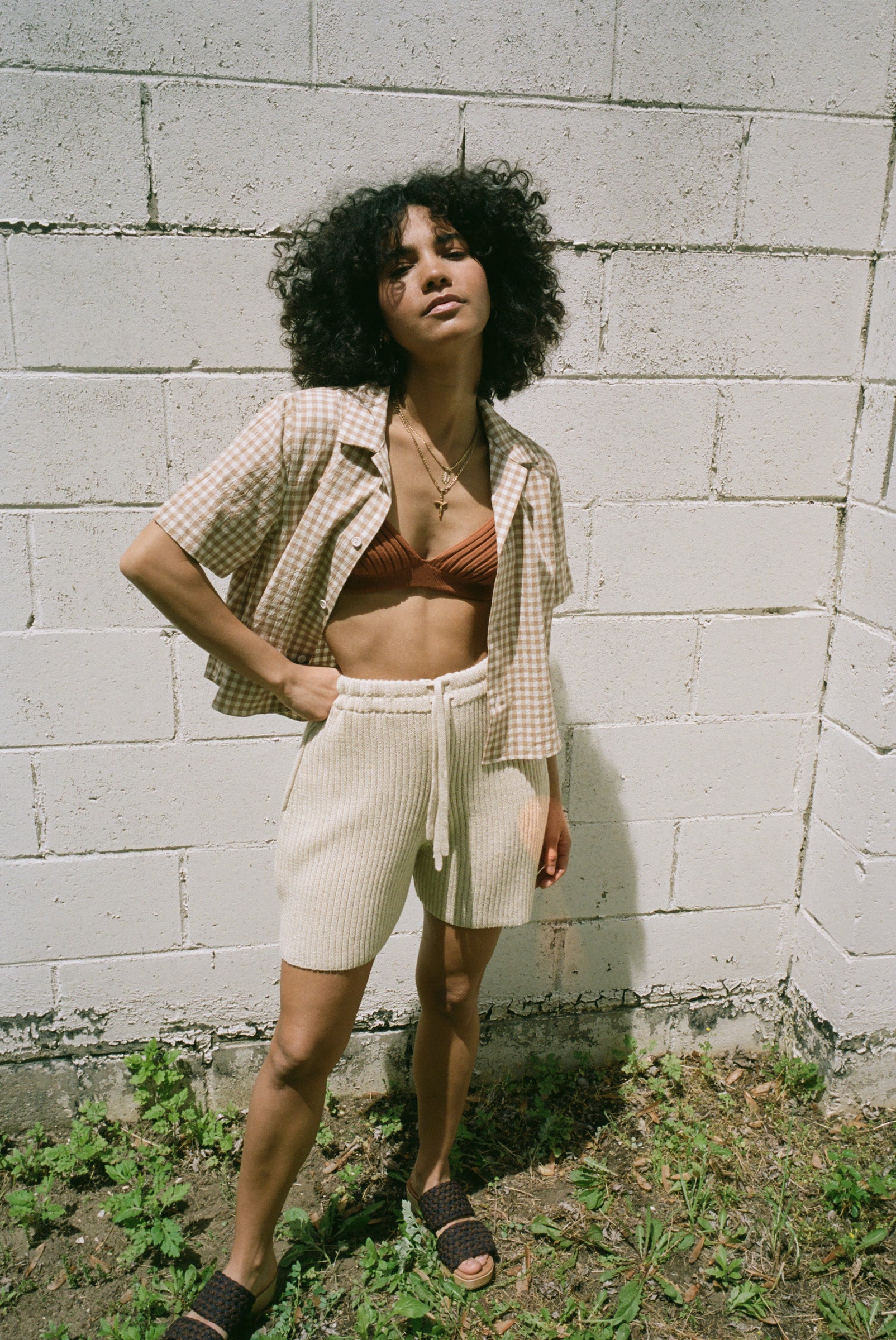 Frances Lounge Short Cream