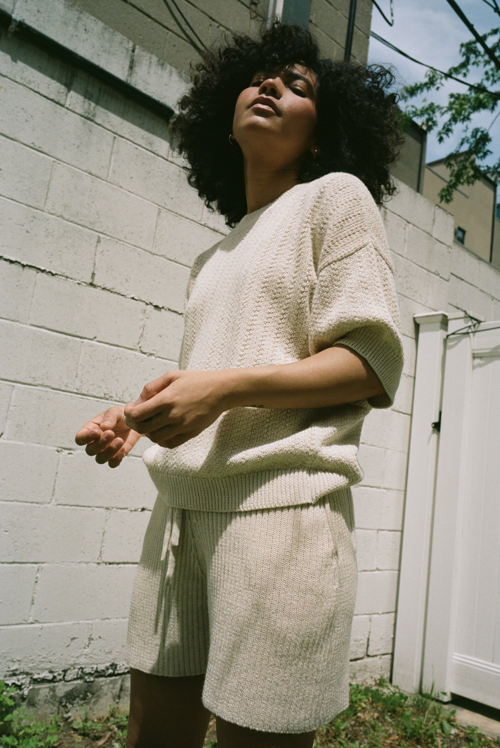 Frances Lounge Short Cream