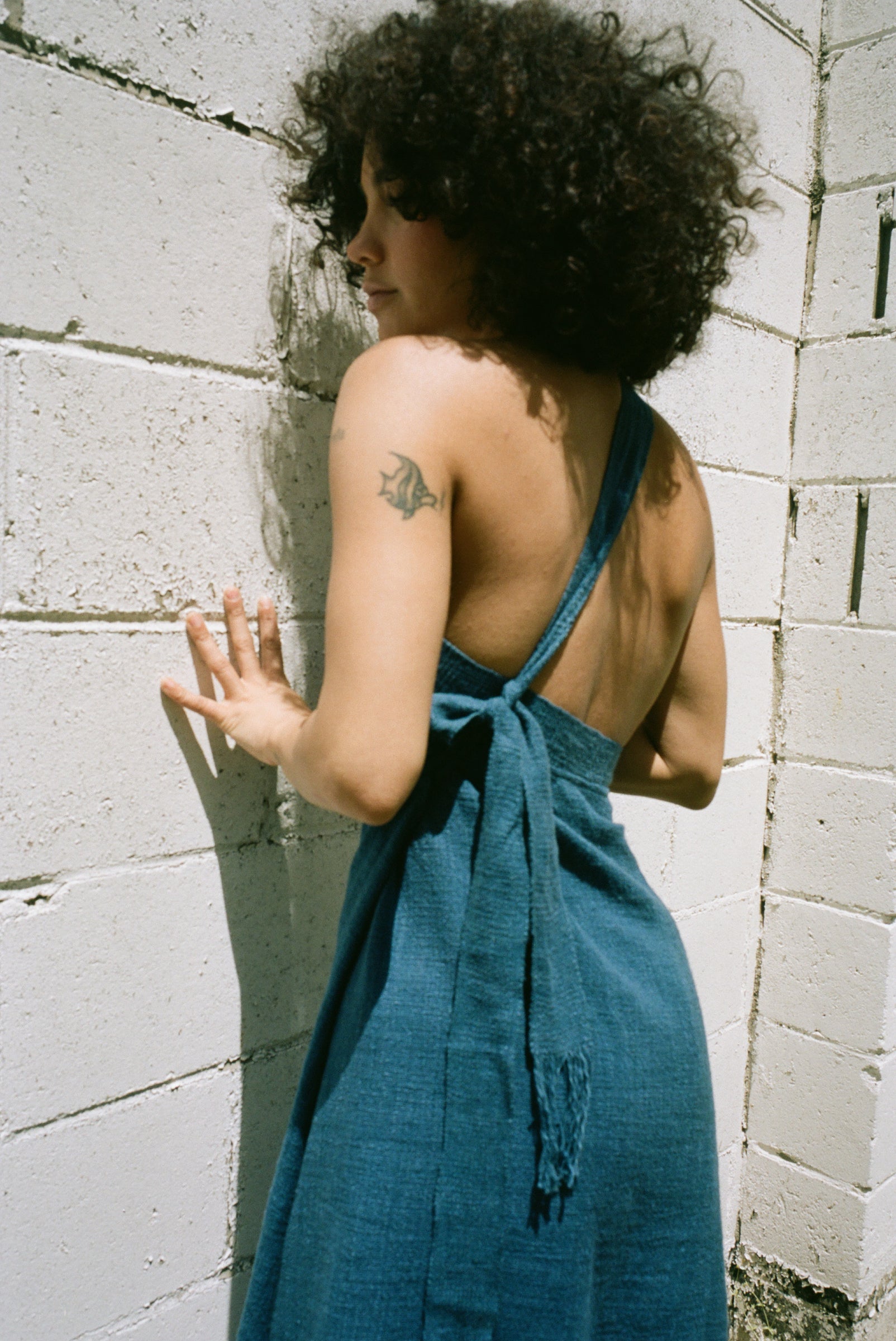 Julianna Wrap Skirt Indigo