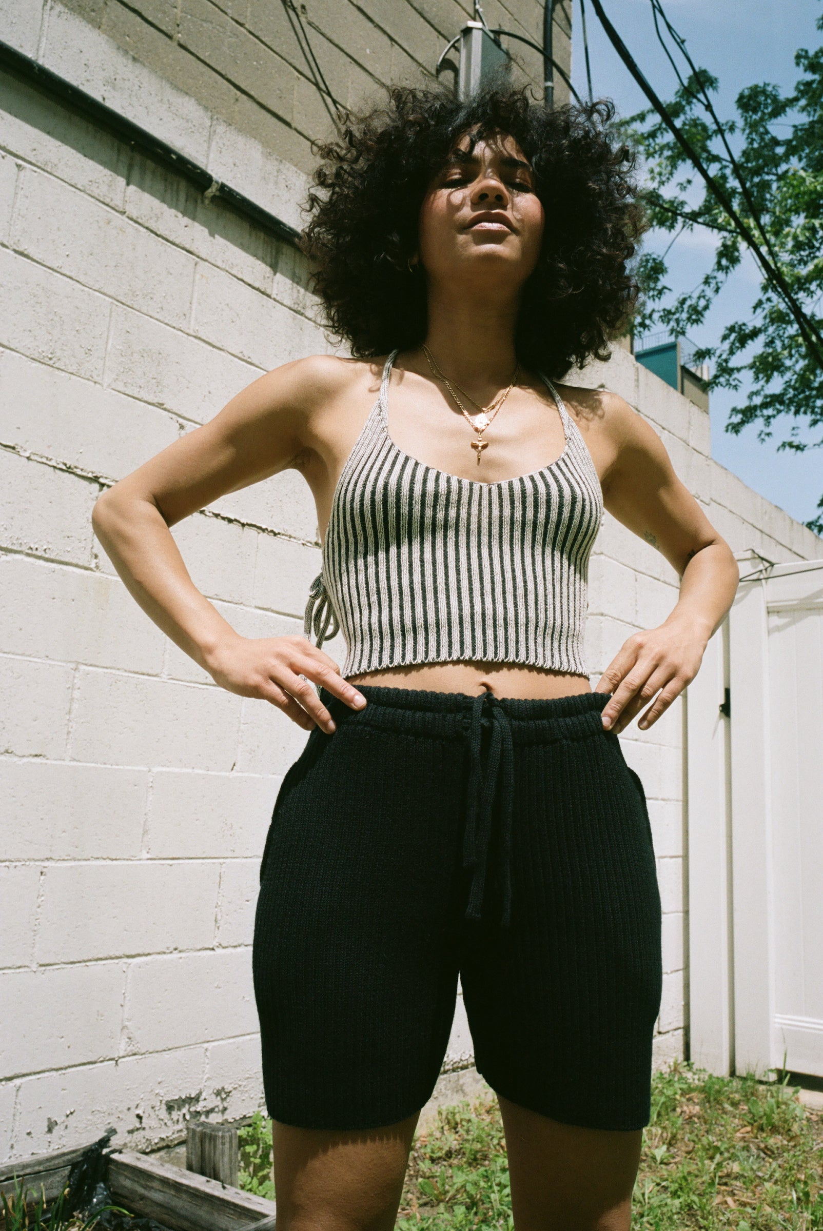 Izzy Tank Black/Cream