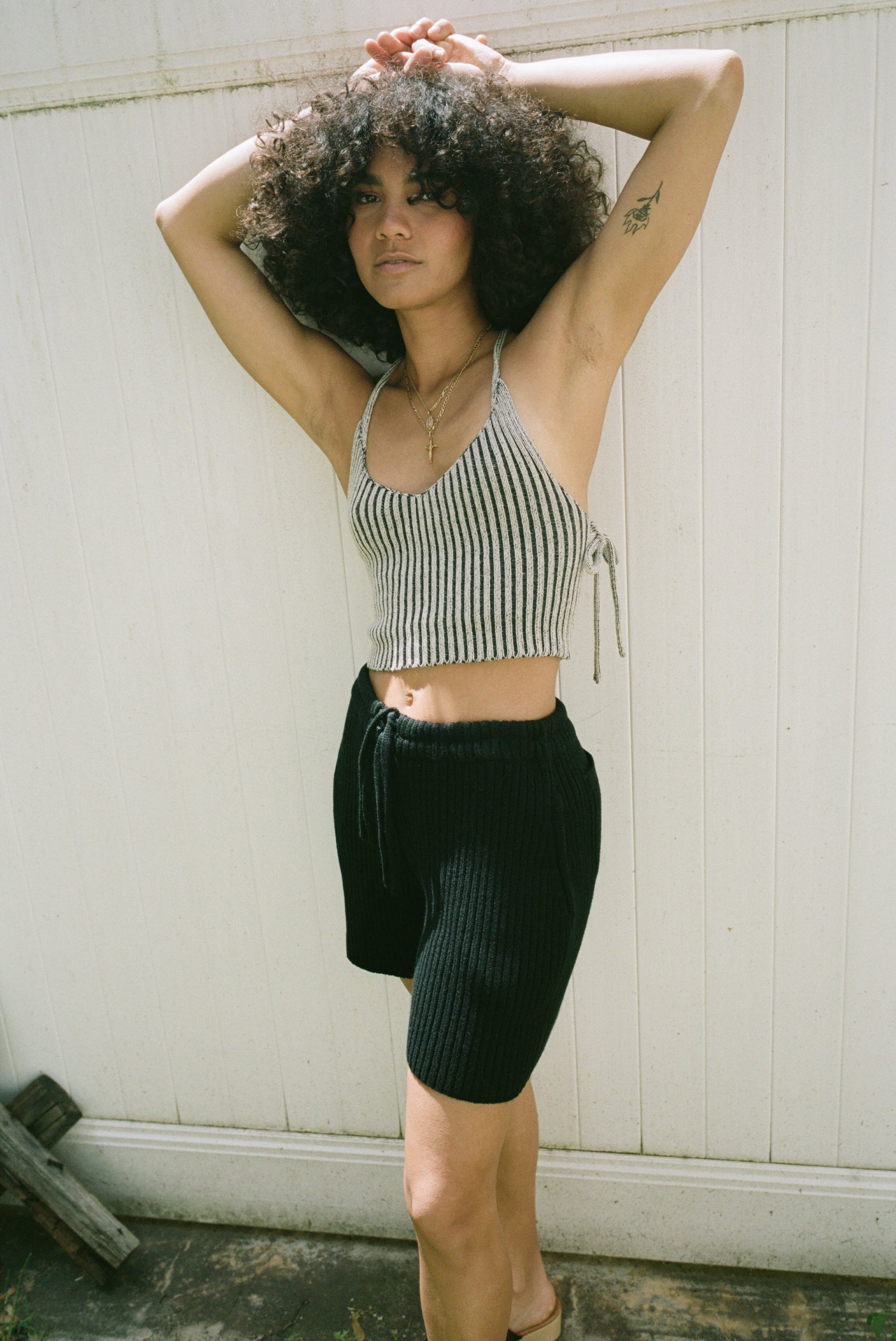 Frances Lounge Short Noir