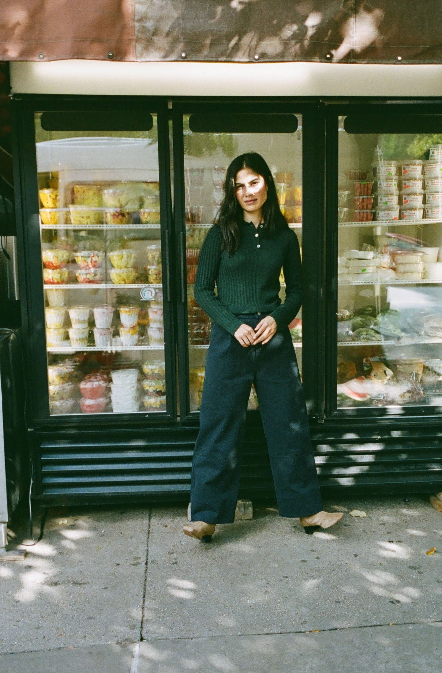 Laura Collared Sweater Forest