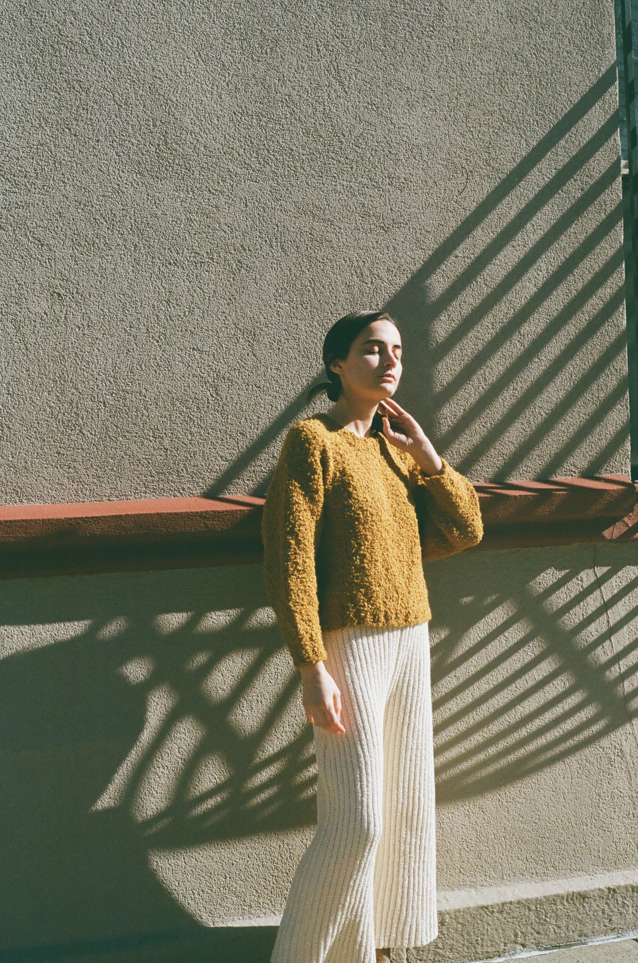 Textured Sweater Ochre