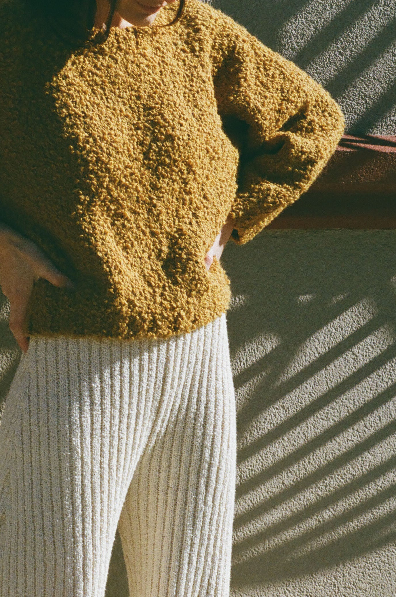 Textured Sweater Ochre
