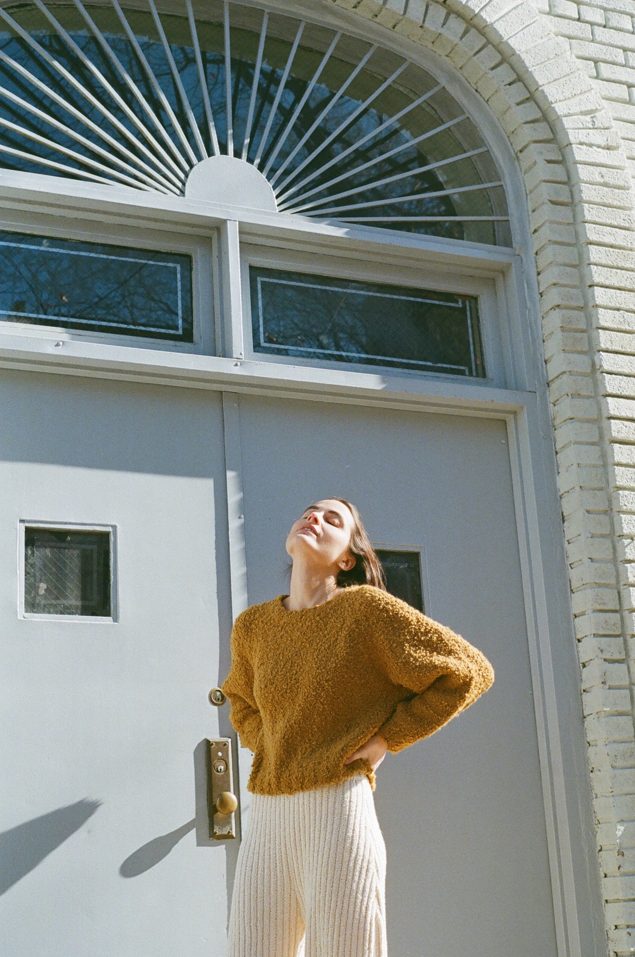 Textured Sweater Ochre