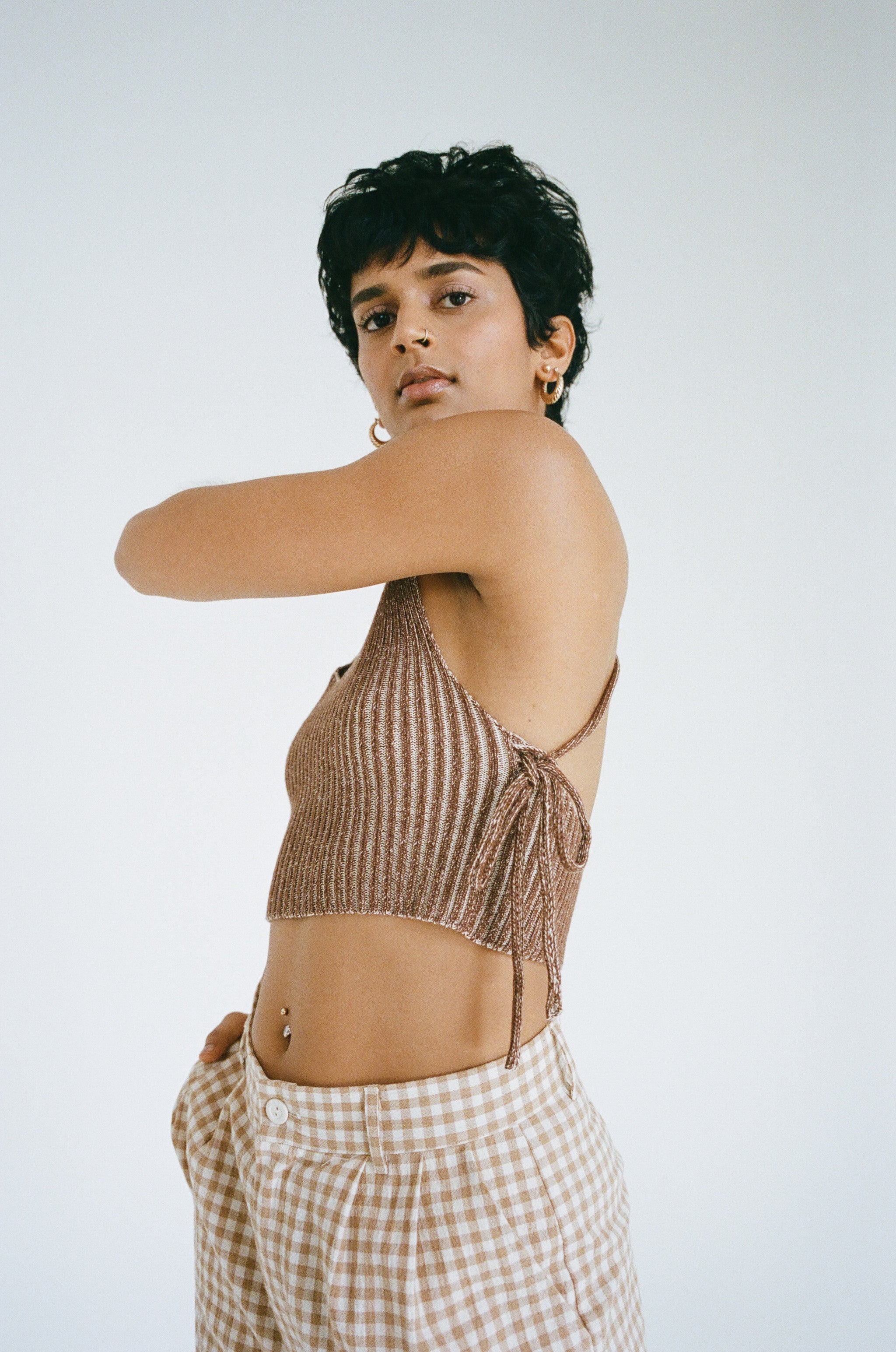 Izzy Tank Clove/Cream