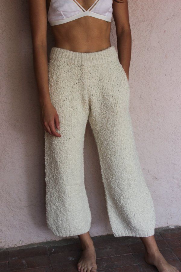 Textured Trouser Cream