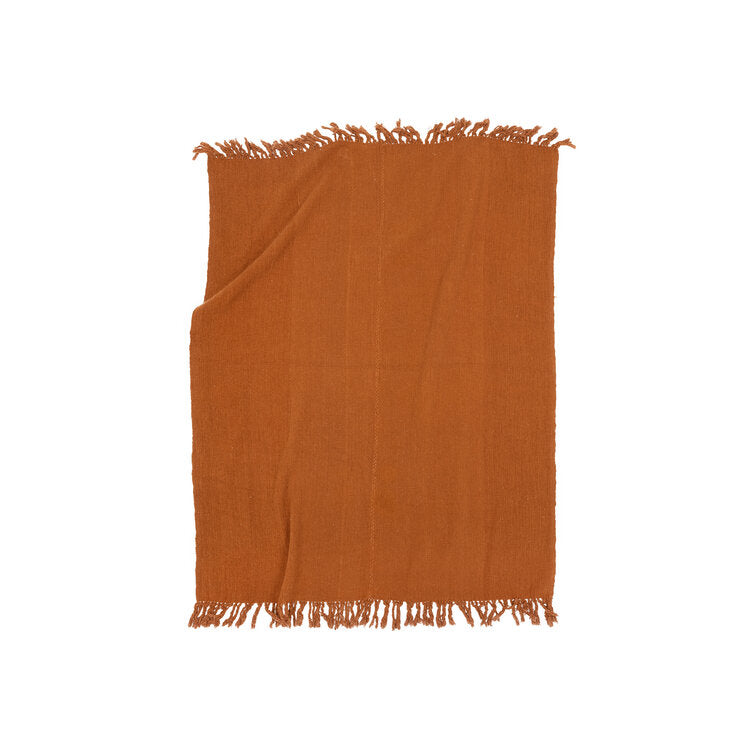 Behind the Hill Throw Terracotta