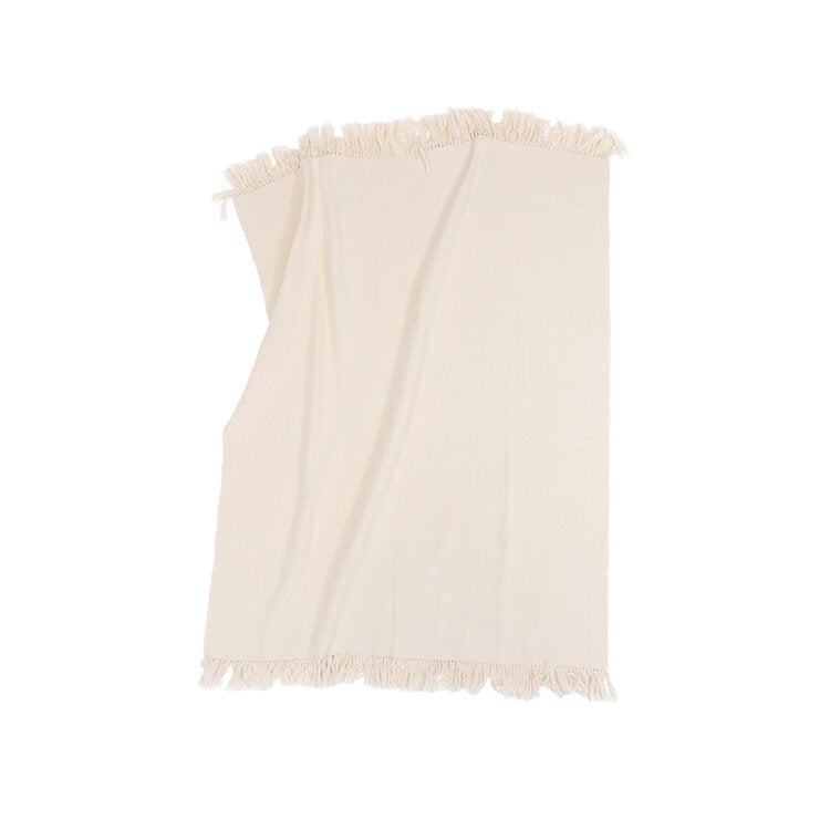 Behind the Hill Throw Eggshell