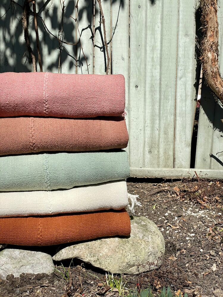 Behind the Hill Throw Terracotta