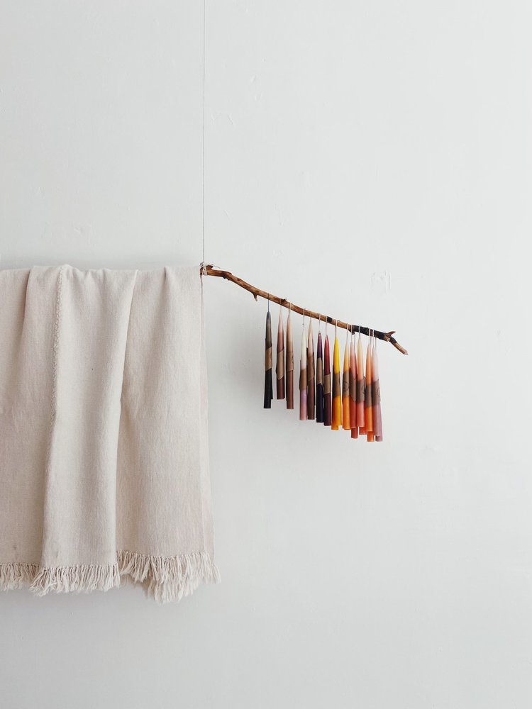 Behind the Hill Throw Eggshell