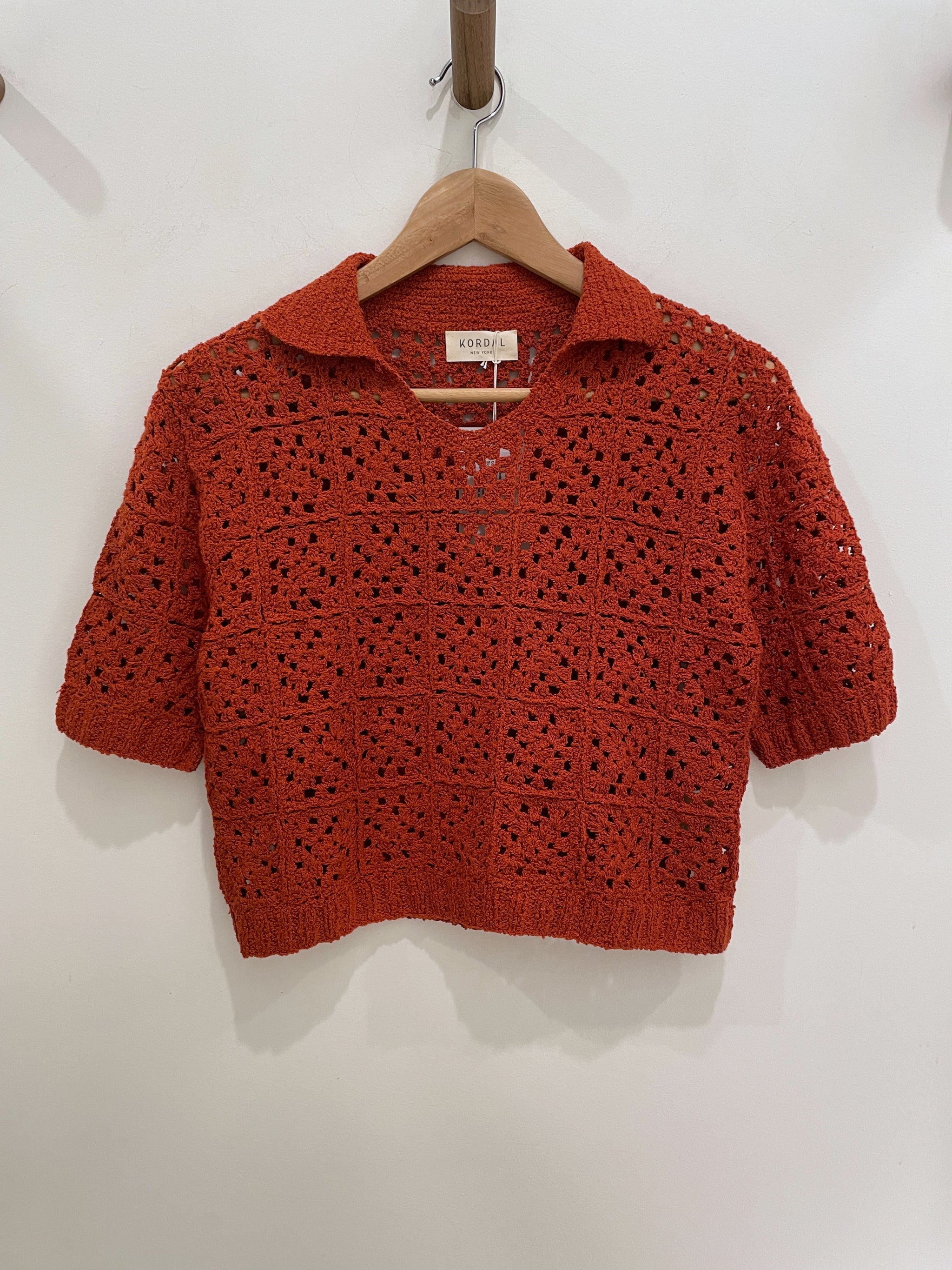 Paola Top Crochet Cinnamon