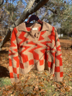 Fata Morgana Sweater Camel/Red