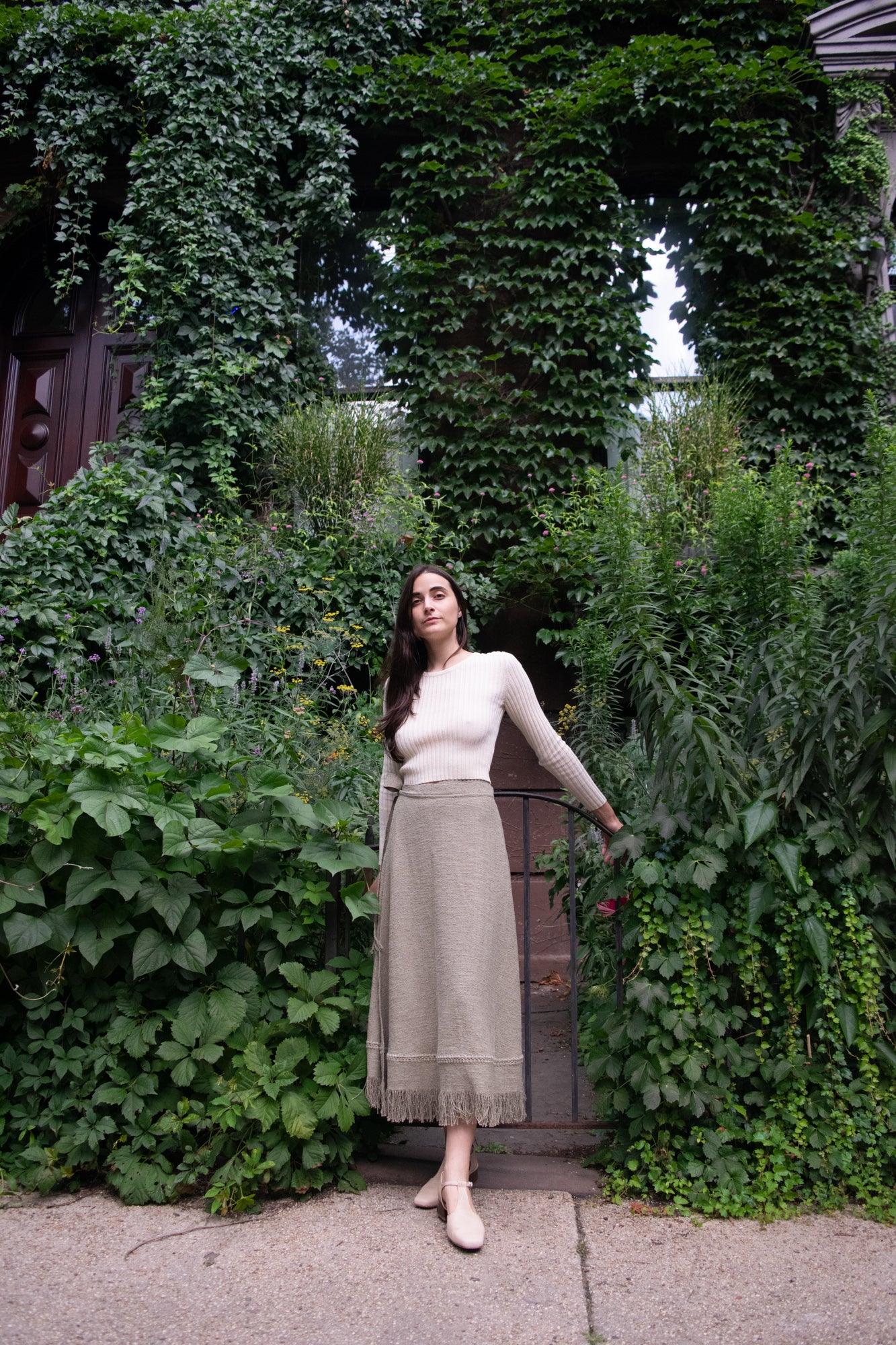 Julianna Wrap Skirt Sage