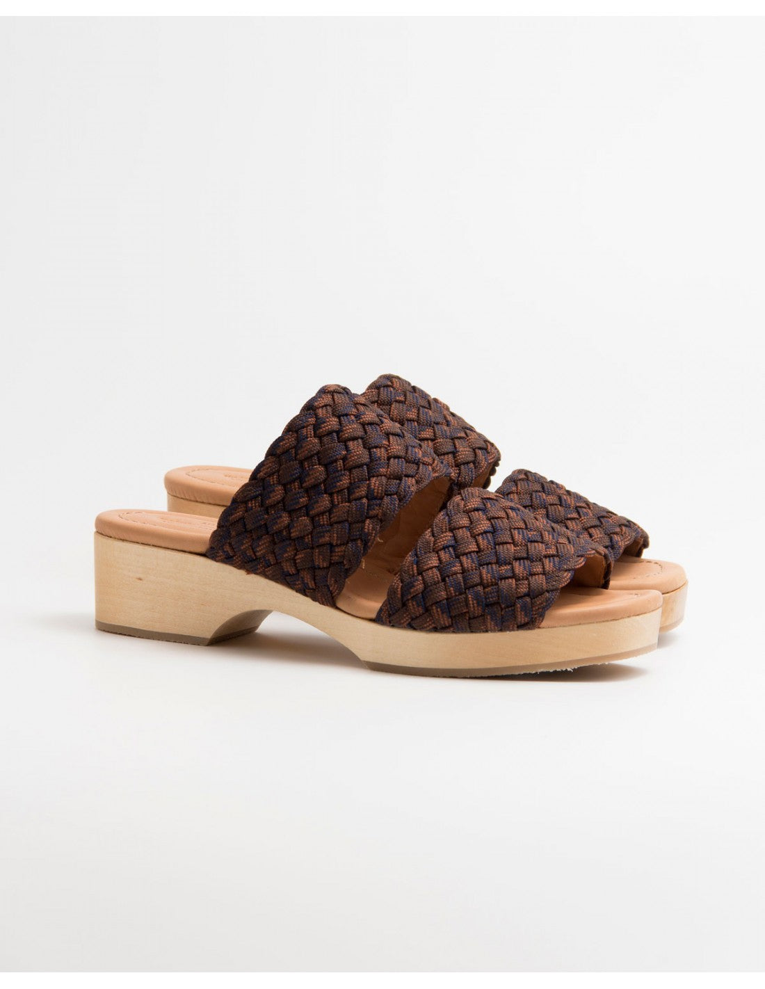 Naguisa Gola Clog Brown
