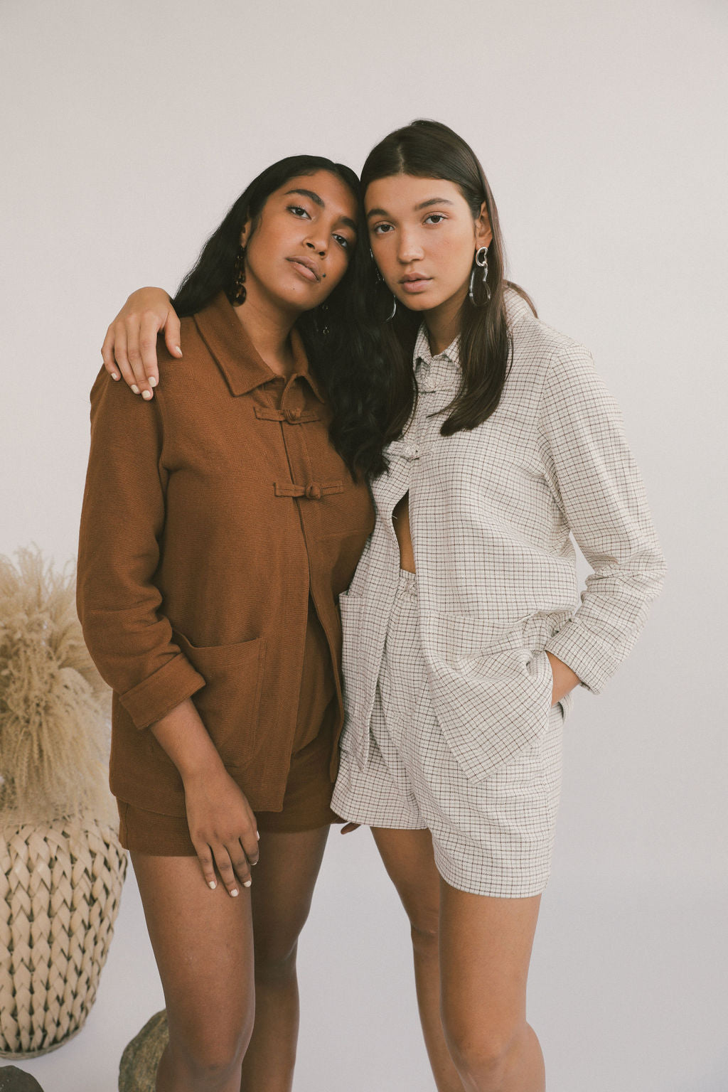 Maya Work Jacket Multi Check