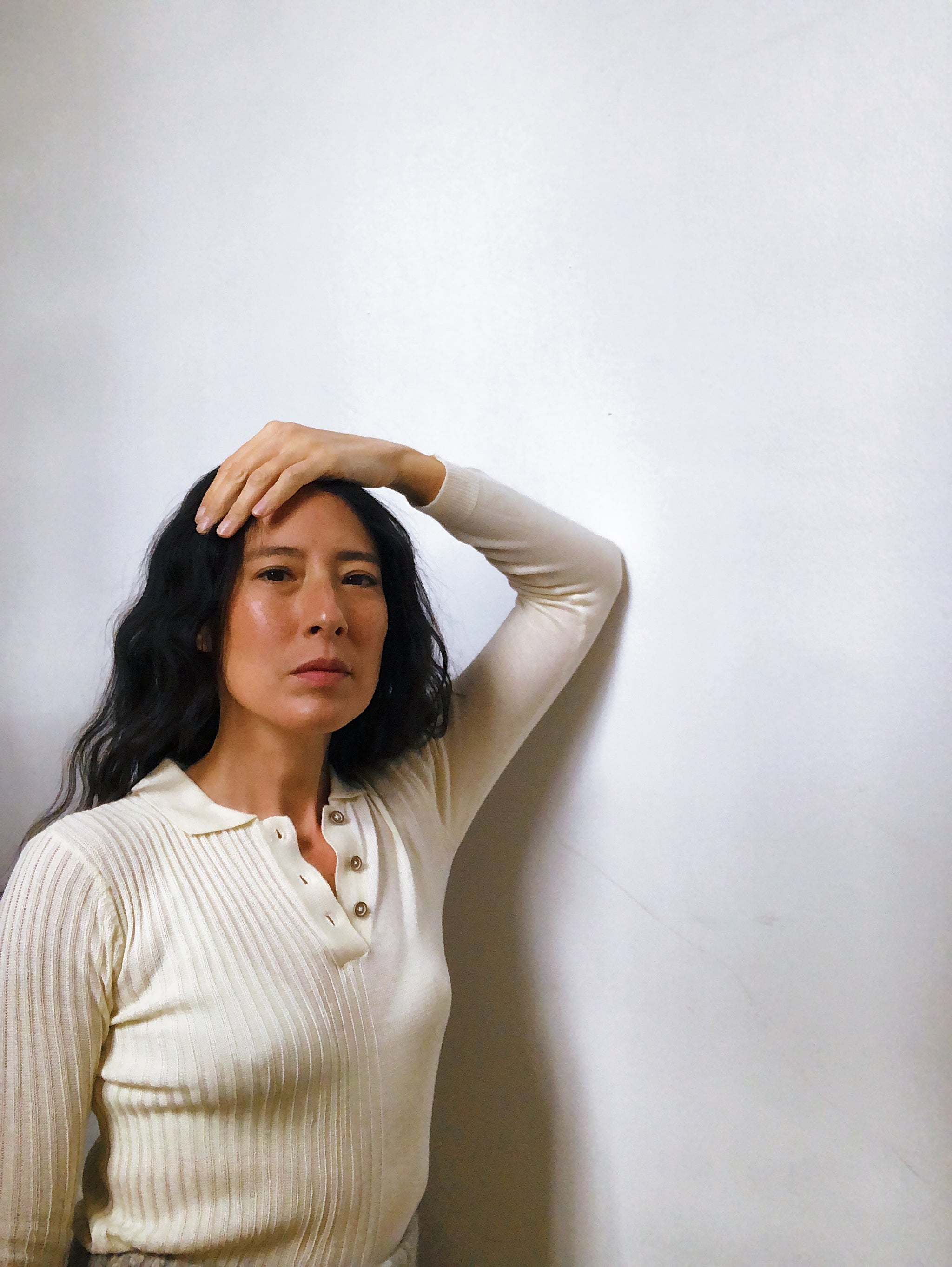 Laura Collared Sweater Ivory