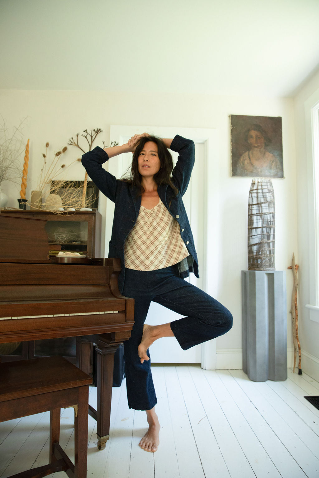 Keaton Blazer Indigo Denim