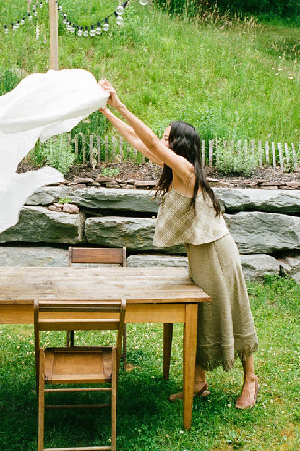 Julianna Wrap Skirt Sage