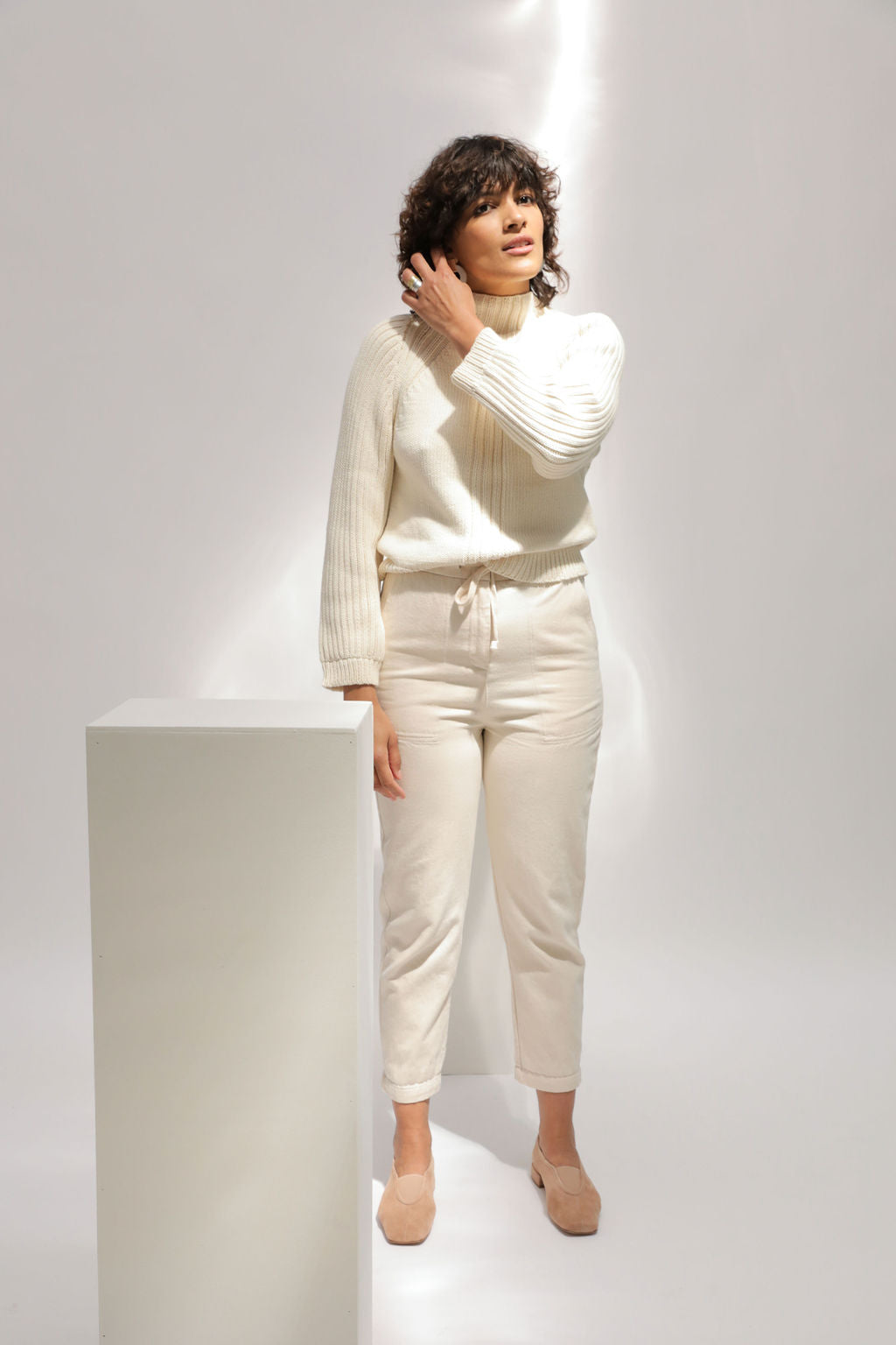 Miller Raglan Sweater Natural