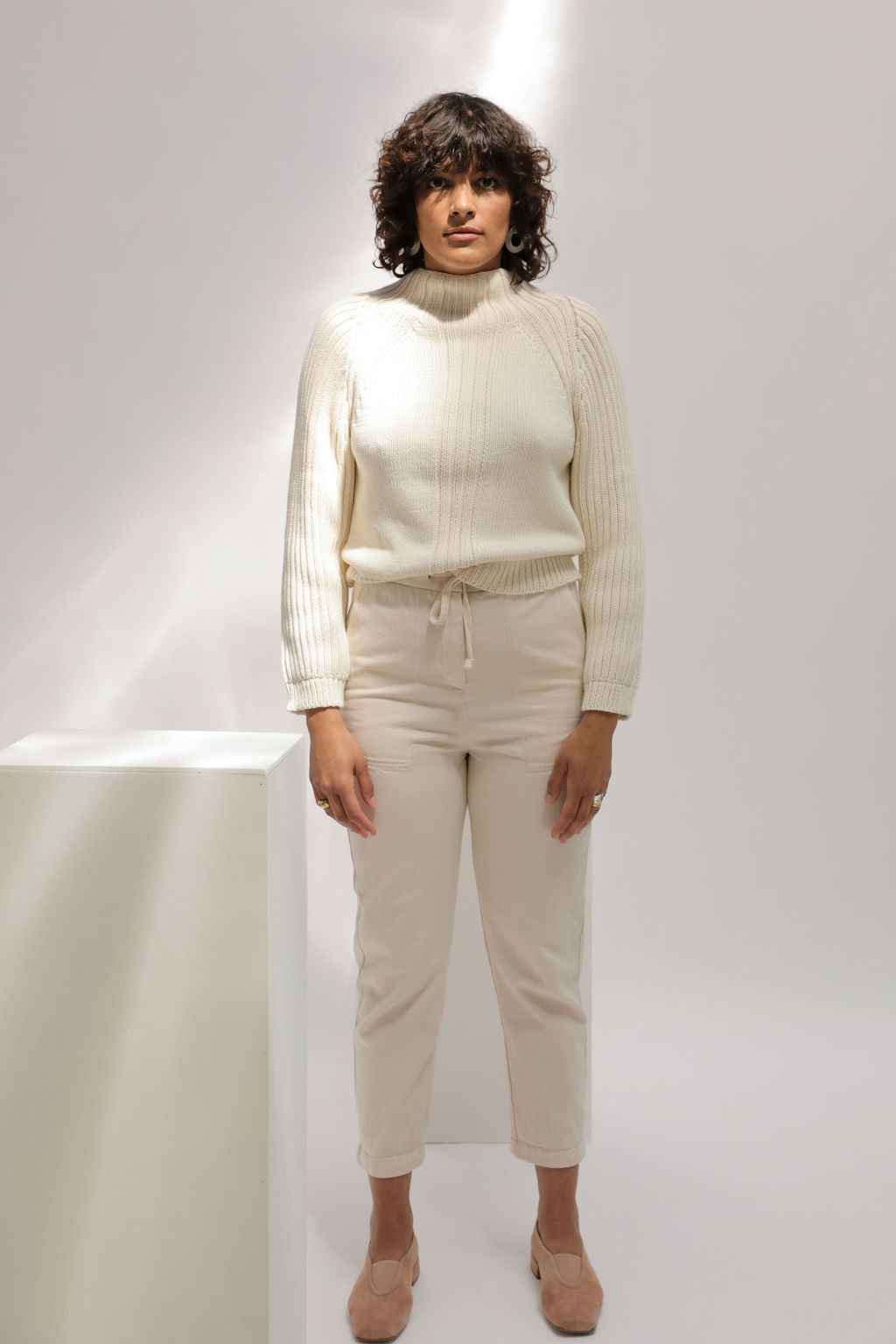 Miller Raglan Sweater Natural