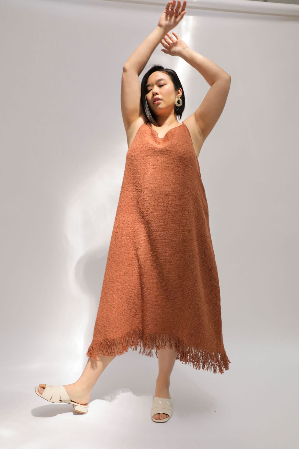 Aphrodite Dress Terracotta