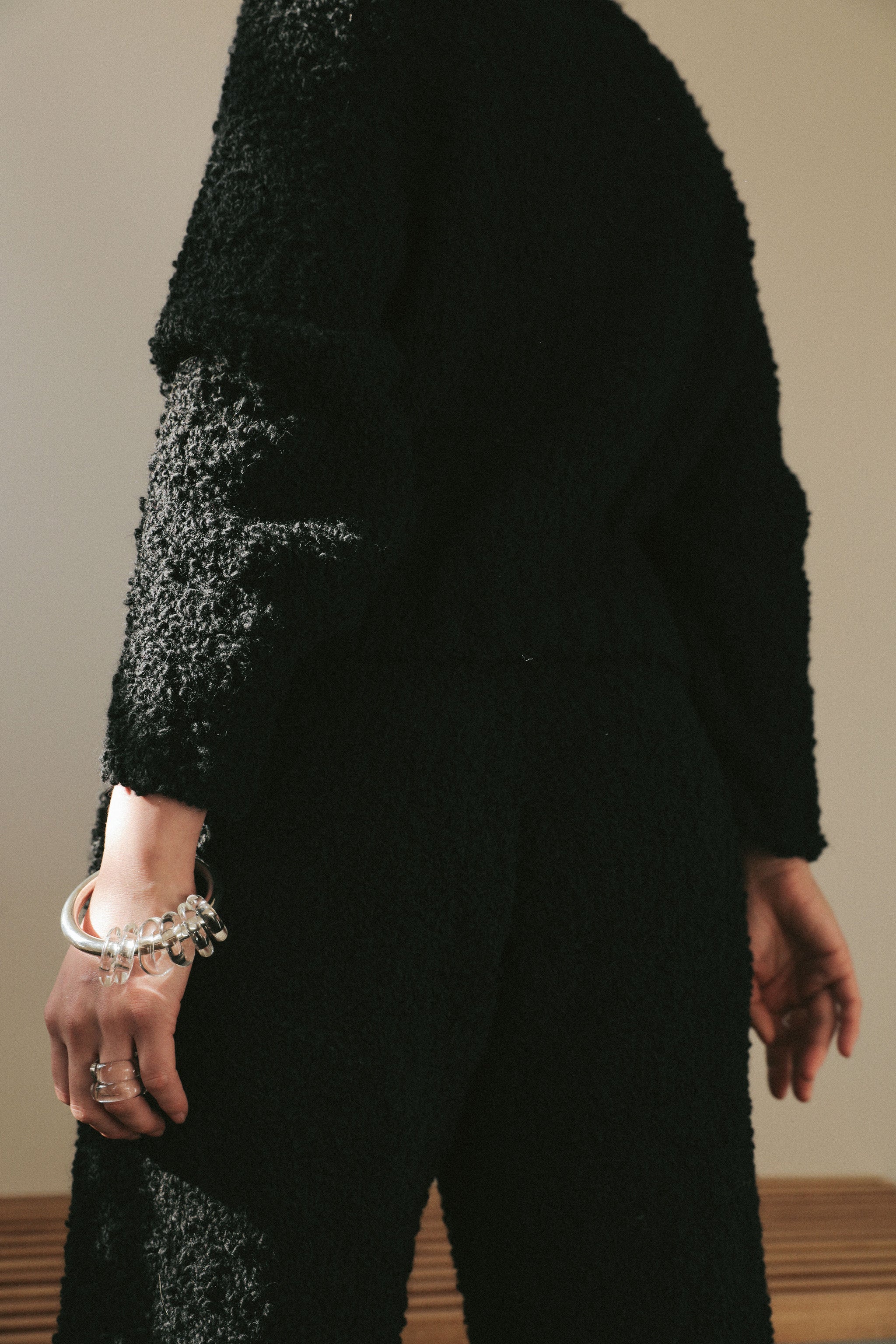 Textured Sweater Black